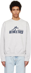 Sporty & Rich Gray 90s 'Athletics' Sweatshirt