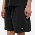 Nike Men's Solo Swoosh Short in Black/White