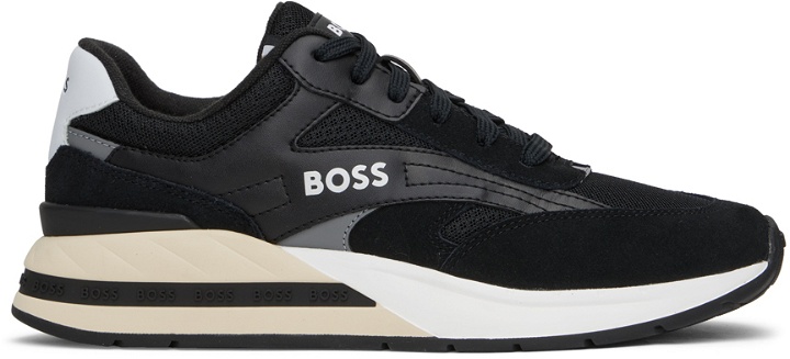 Photo: BOSS Black Mixed Sneakers