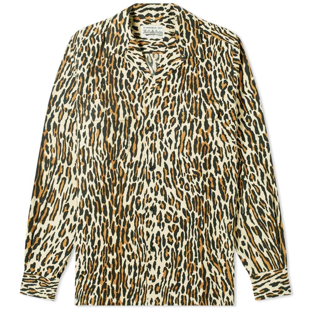 売り大阪 【限定SALE】ワコマリア LEOPARD OPEN COLLAR SHIRT ...