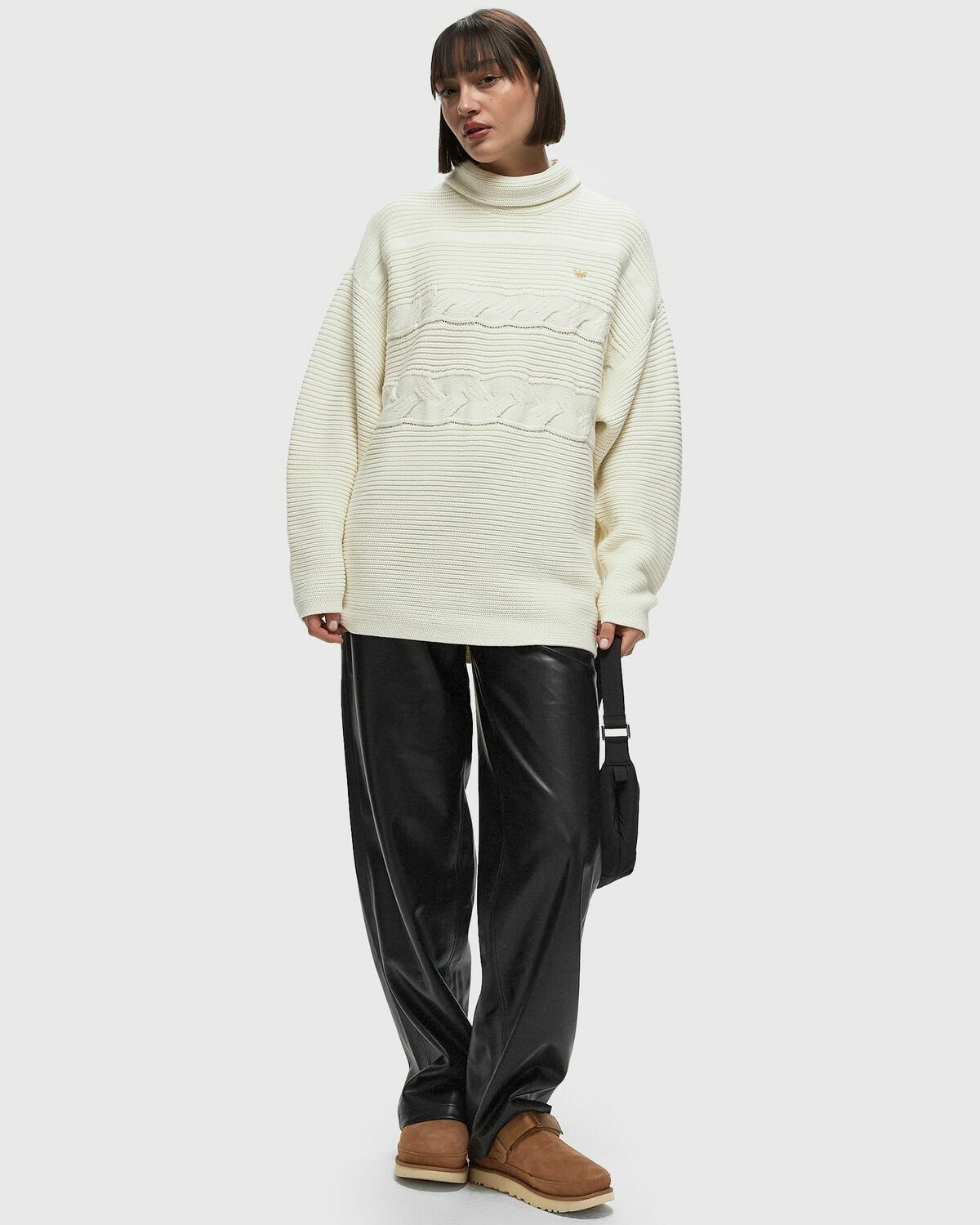 Adidas white turtleneck best sale