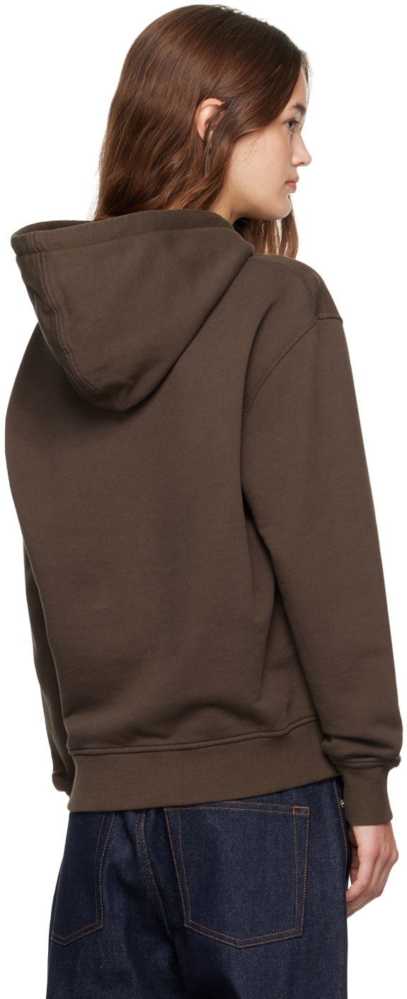 アミパリス AMI PARIS フーディ ブラウン AMI Paris Brown Ami de Cœur Hoodie AMI