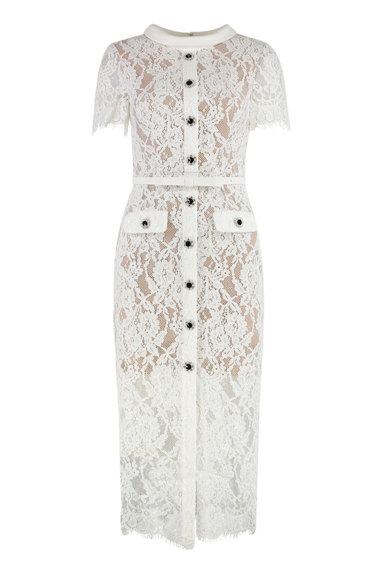 Photo: self-portrait Lace Midi Dress