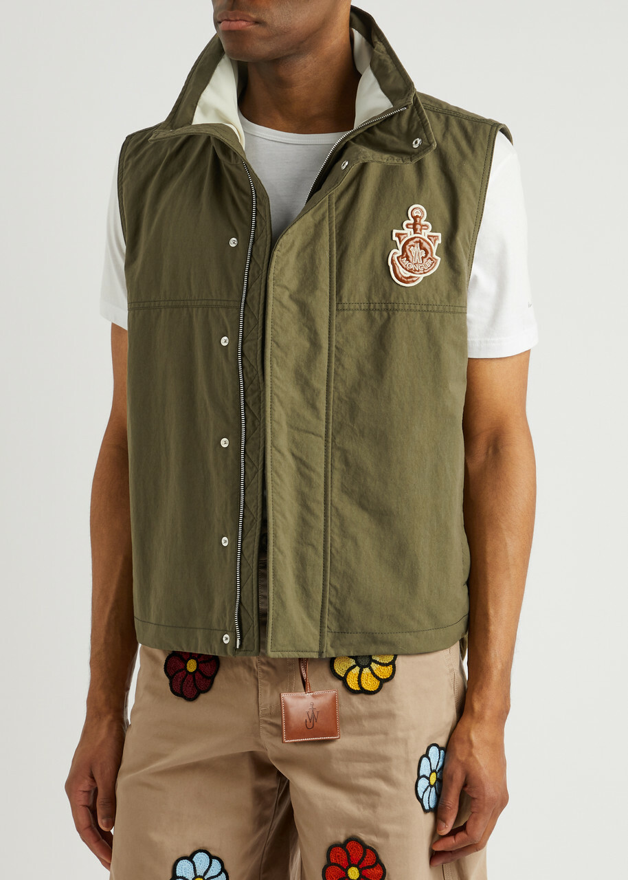 ダウンベスト MONCLER Moncler Genius x J.W.'Tryphan' vest Moncler Genius 1 Moncler JW Anderson Tryfan Cotton-blend