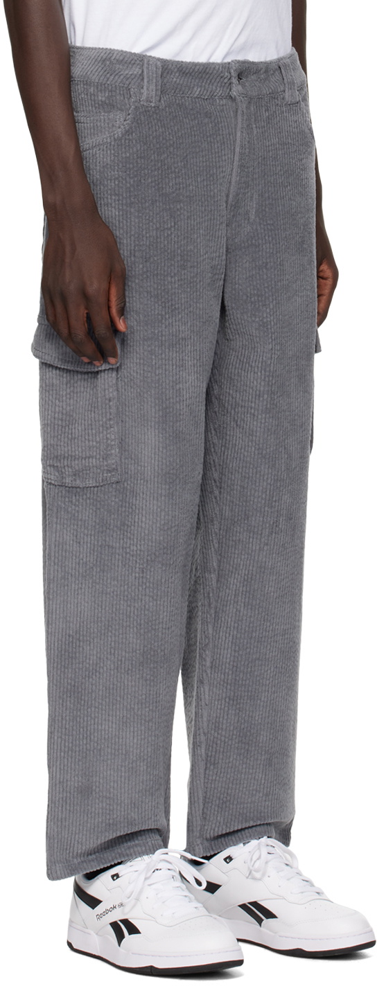 Dime Gray Relaxed Cargo Pants Dime