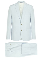 Paul Smith Linen Suit Blue