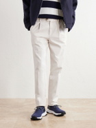 Berluti - Shadow Leather-Trimmed Mesh Sneakers - Blue