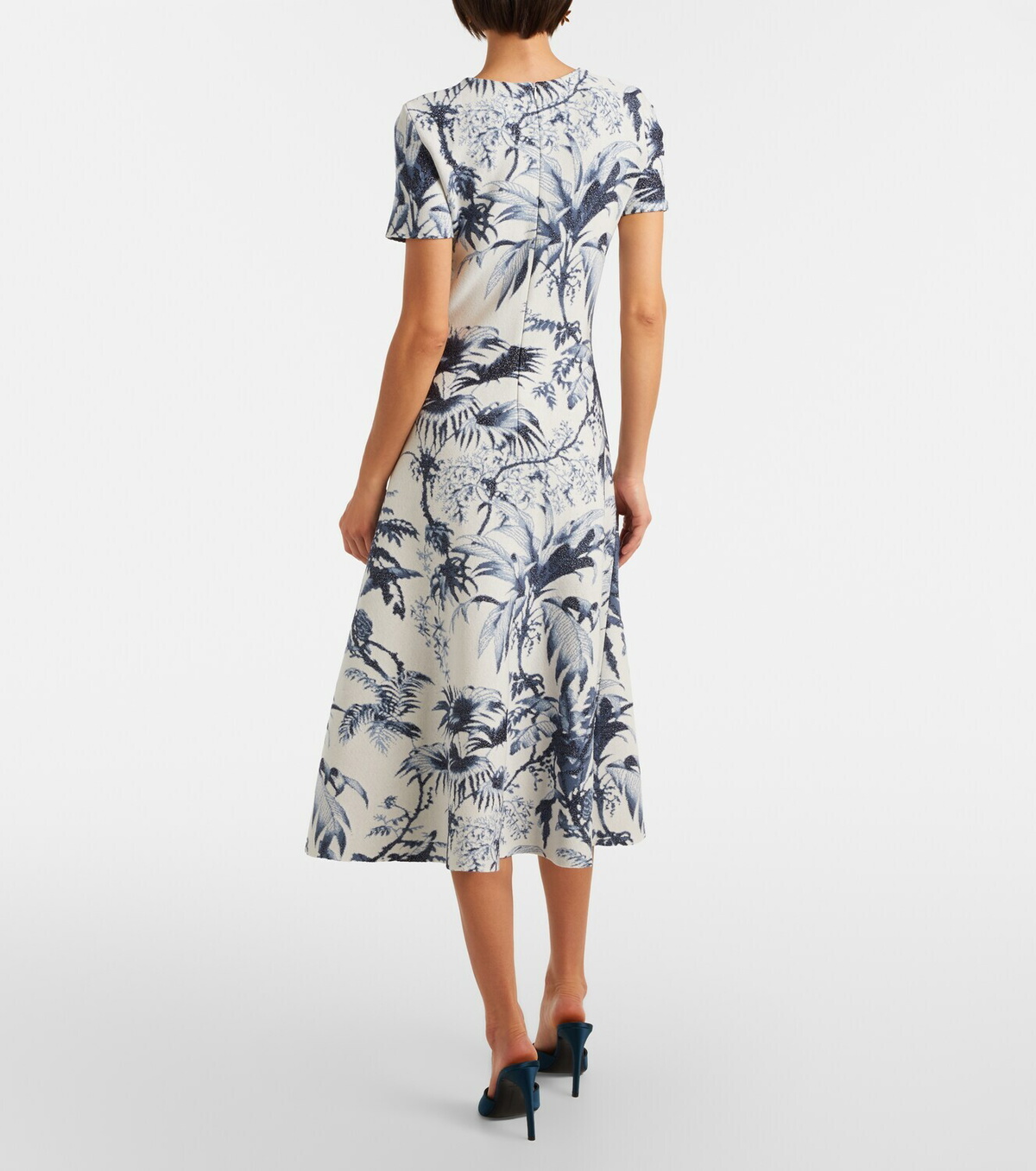 Oscar de la Renta Printed cocktail dress