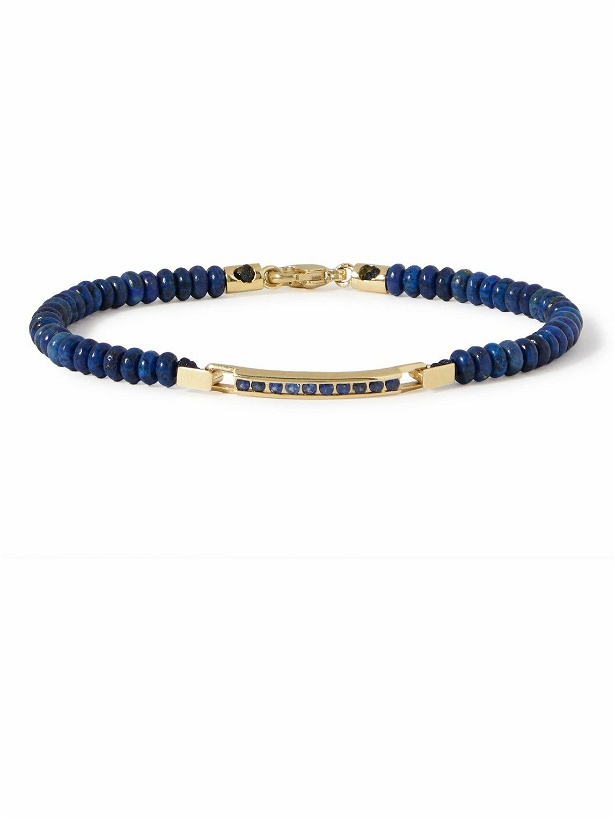 Photo: Luis Morais - Gold, Lapis Lazuli and Sapphire Bracelet