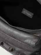 Balenciaga - Le Cagole Embellished Textured-Leather Belt Bag