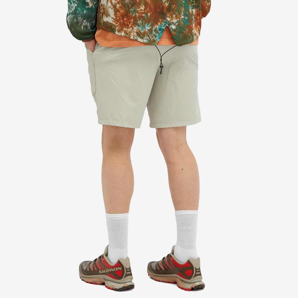 Purple Mountain Observatory Men's Colourblock Climbing Shorts in Grey