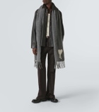 Ami Paris Ami De Cœur wool-blend scarf