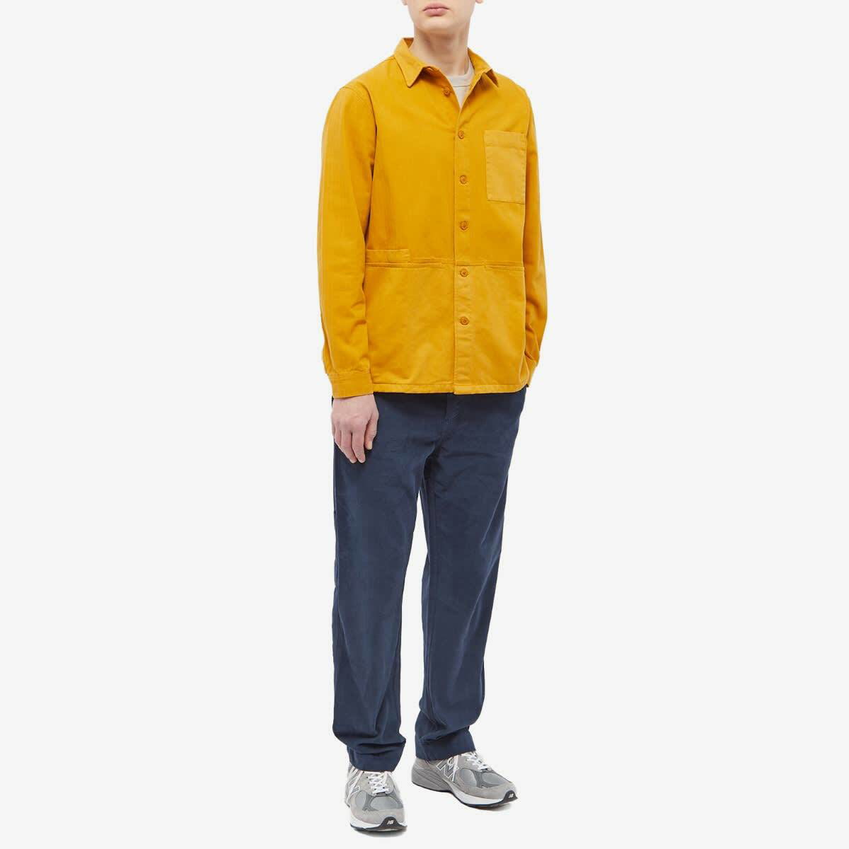 Kestin Men's Rosyth Overshirt In Ochre Kestin Hare