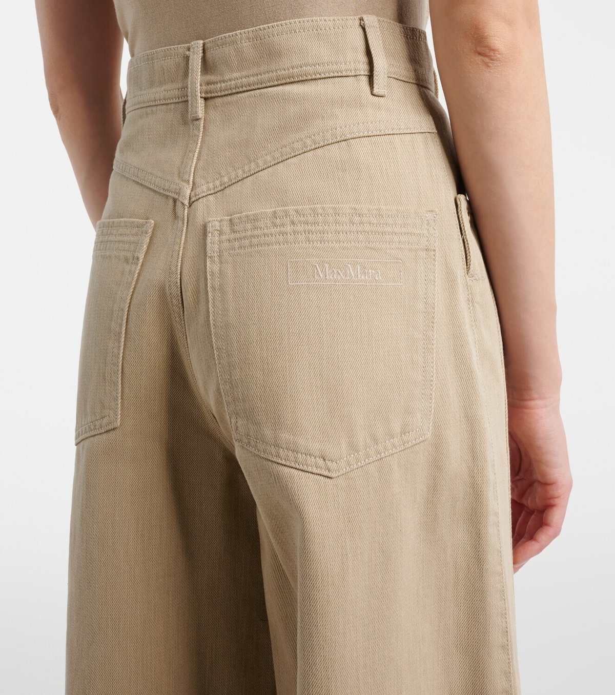 Max Mara High-rise wide-leg jeans