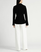 120% Lino Womens Blazer in Black