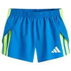 Adidas Running adidas Adizero Run Short in Blue