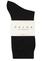 Falke Soft Merino Wool-blend Socks Black