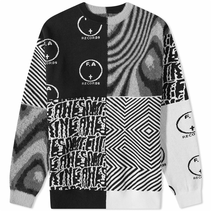 Photo: Fucking Awesome Men's Cult of Personality Crew Knit in Black/White