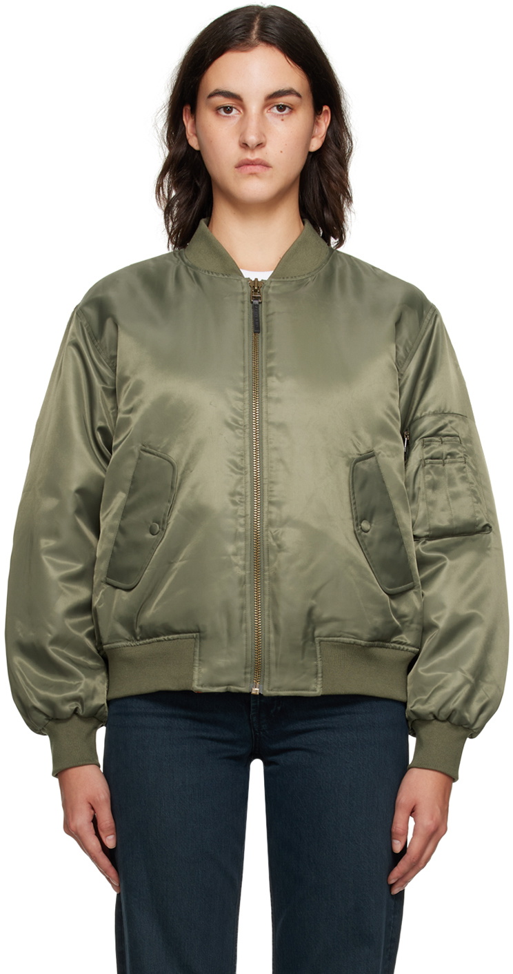 ANINE BING Khaki Leon Bomber Jacket ANINE BING