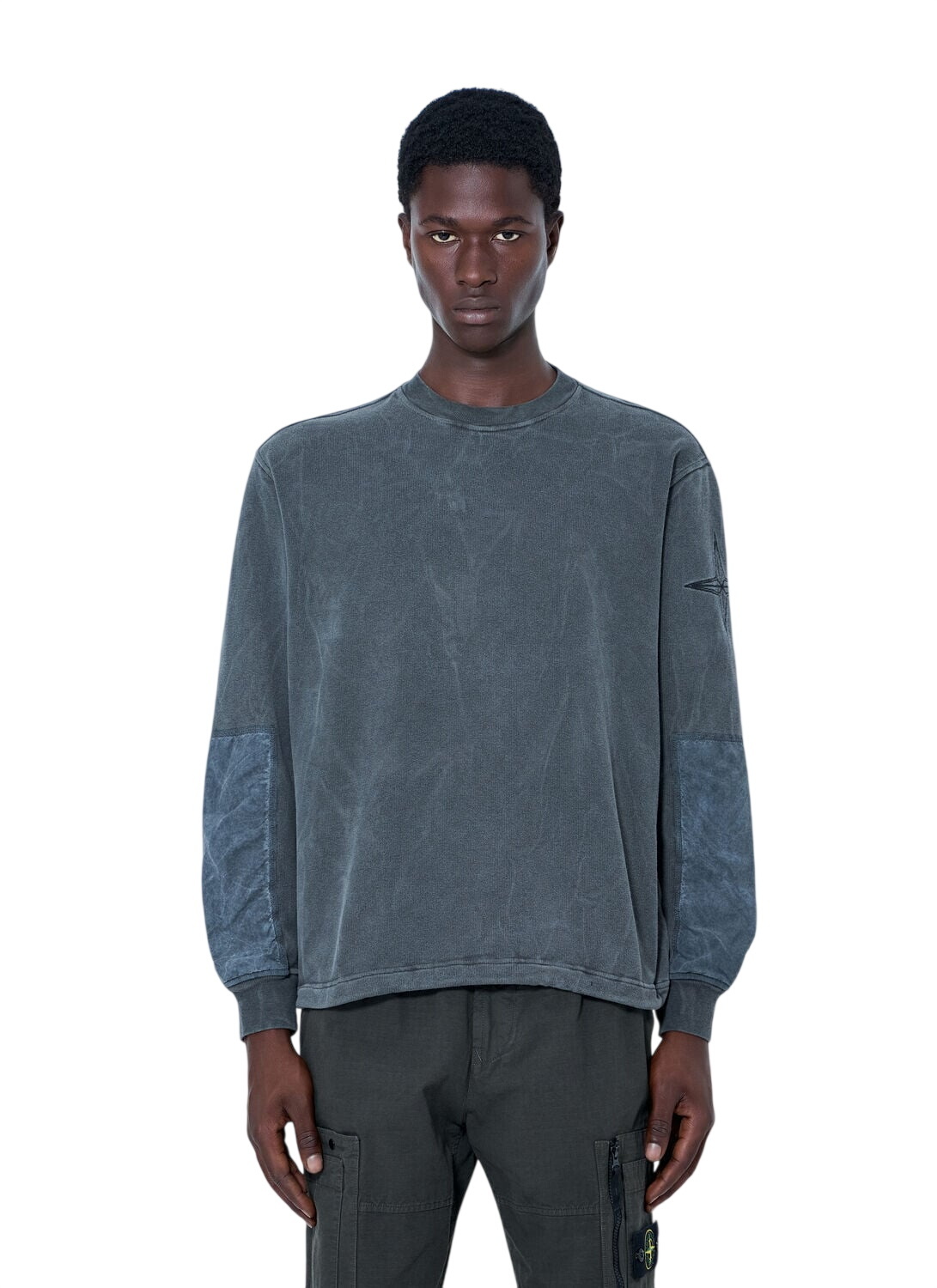 Stone Island Zip Pocket Crew Sweat Stone Island
