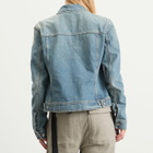 Rick Owens DRKSHDW Women's Denim Trucker Jacket in Washed Indigo