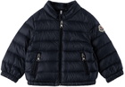 Moncler Enfant Baby Navy Acorus Down Jacket