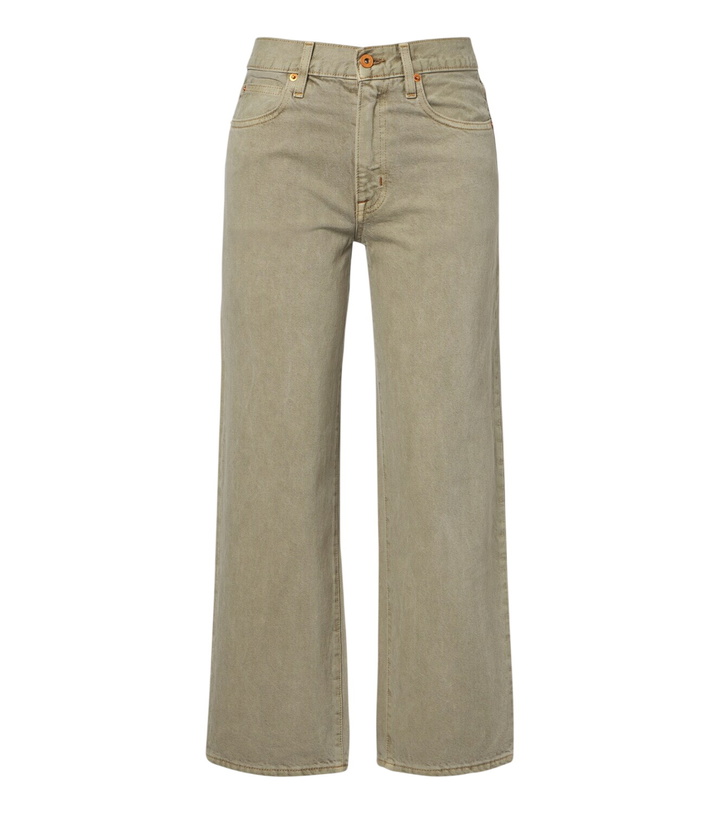 Photo: Slvrlake Hunter cropped straight jeans