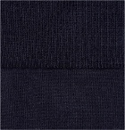 Falke - Airport Wool and Cotton-Blend Socks - Navy