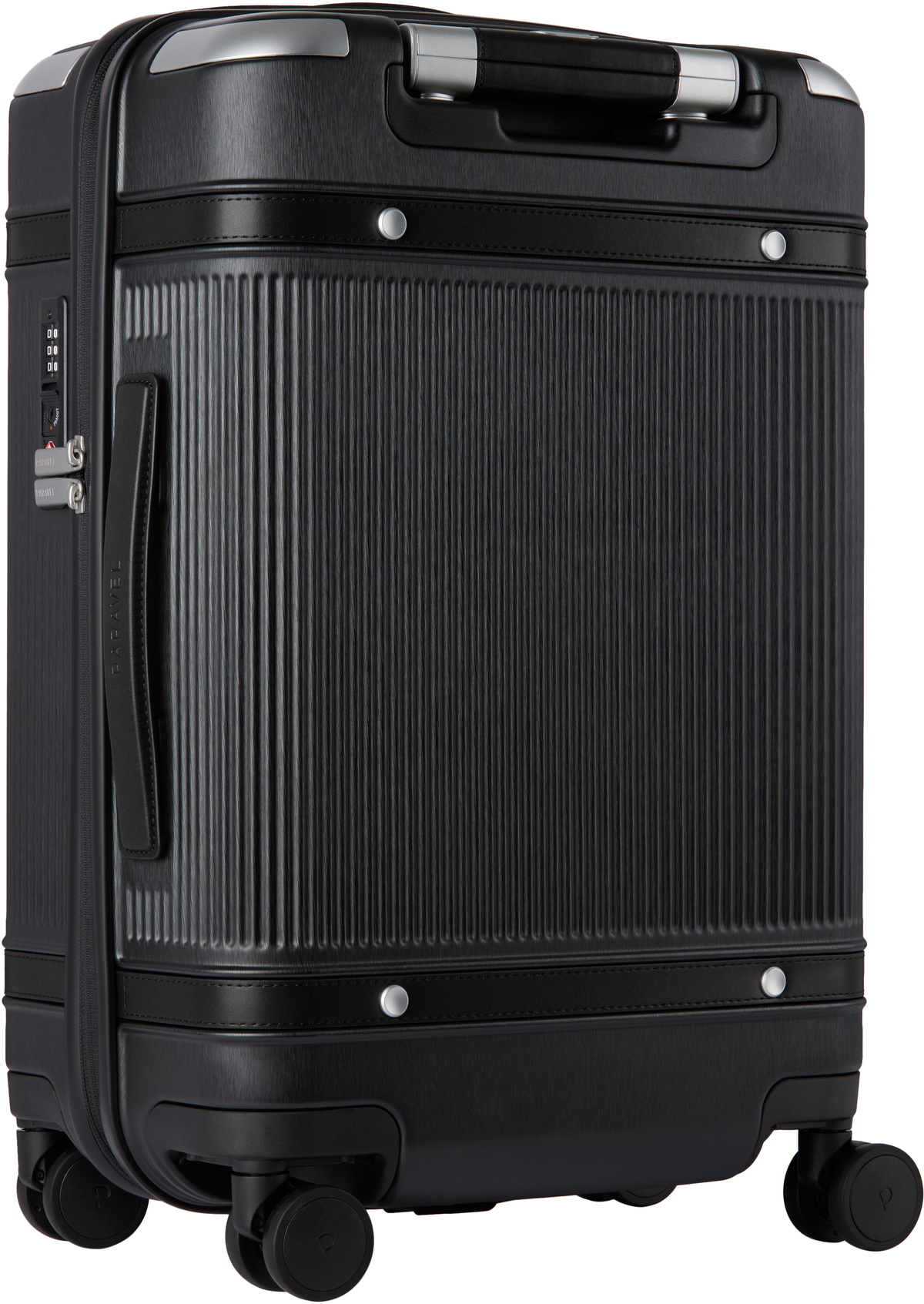 Paravel Black Aviator Carry-On More Suitcase