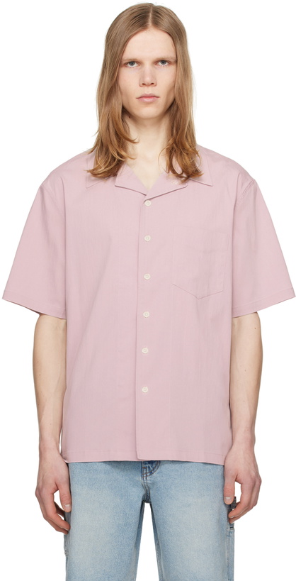 Photo: Dunst Pink Open Collared Shirt