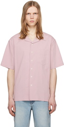 Dunst Pink Open Collared Shirt