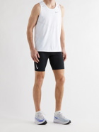 NIKE RUNNING - Rise 365 Perforated Recycled Dri-FIT Tank Top - White