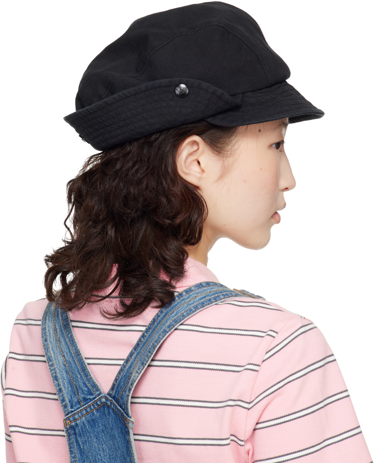 OPEN YY Black Bucket Beret Cap