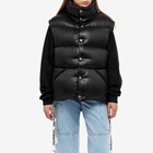 Khrisjoy Women's Oversize Puffer Vest in Black