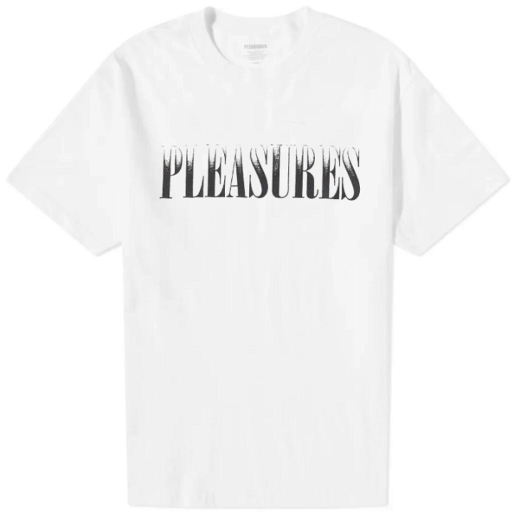 Photo: Pleasures Men's Crumble T-Shirt in White