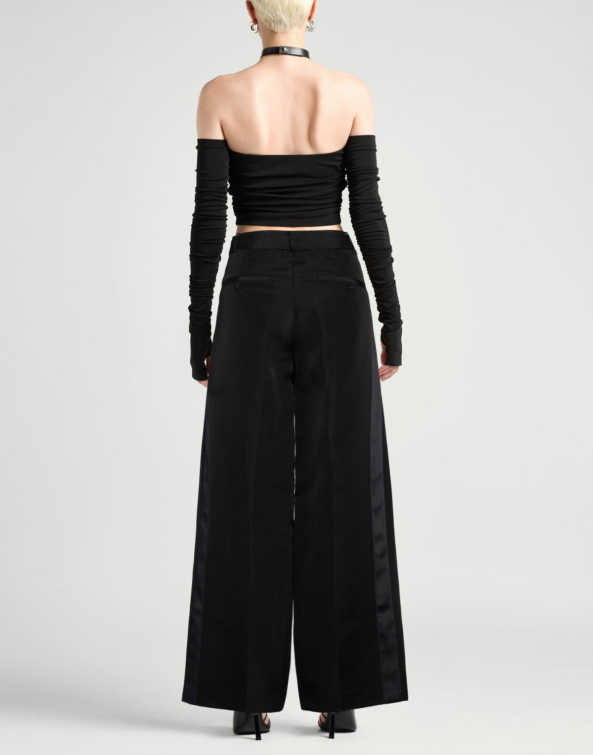 Sacai Womens Pants in Black
