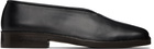 LEMAIRE Black Flat Piped Slippers
