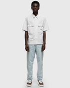 Calvin Klein Jeans Seersucker Ss Shirt White - Mens - Shortsleeves
