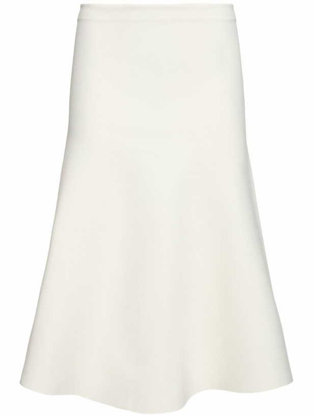 Photo: THEORY - Trumpet Tech Crepe Midi Skirt