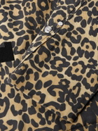 Rhude - Logo-Appliquéd Leopard-Print Cotton-Twill Bomber Jacket - Animal print