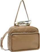 Maison MIHARA YASUHIRO Beige Toothpaste Handle Bag