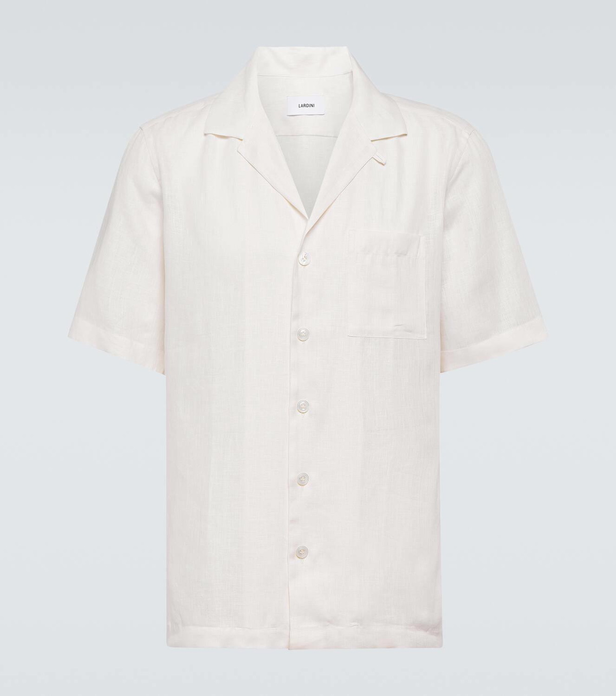 Lardini Linen bowling shirt