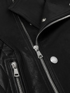 Balmain - Quilted Leather Jacket - Black