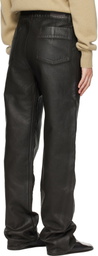LEMAIRE Brown Five Pockets Twisted Jeans
