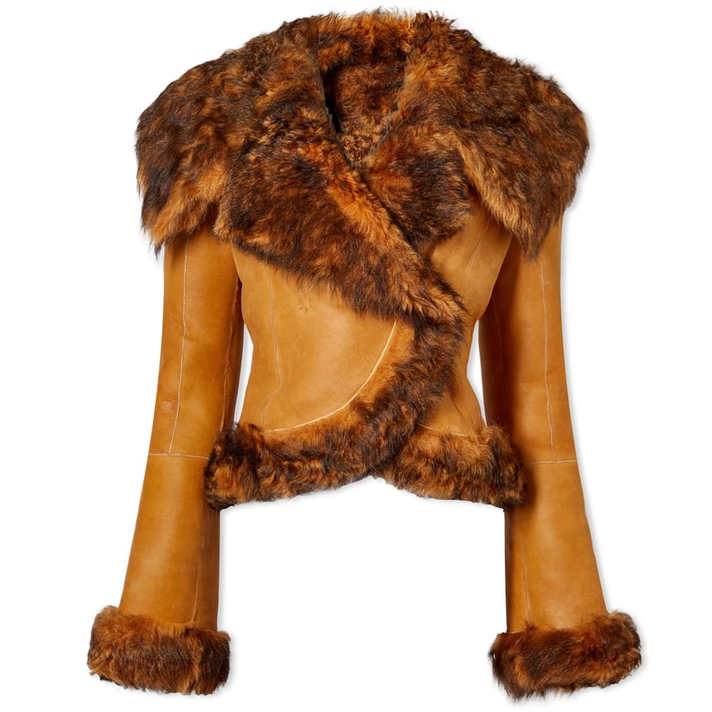 KNWLS Women's Elope Shearling Jacket in Tan Mix KNWLS