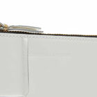 Comme des Garçons Wallet SA8100RH Reversed Hem Wallet in White 