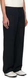 nanamica Black Wide Cargo Pants