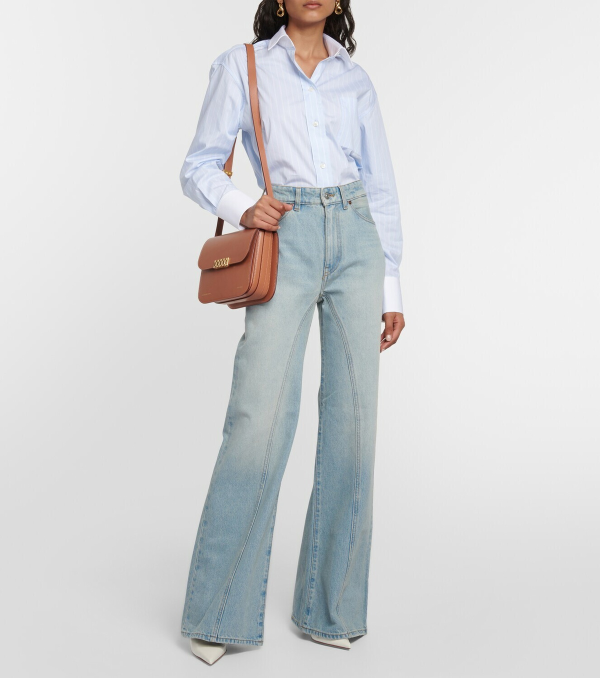 Victoria Beckham Bianca high-rise wide-leg jeans Victoria Beckham