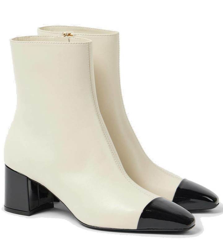 Photo: Ferragamo Sambi 60 leather ankle boots
