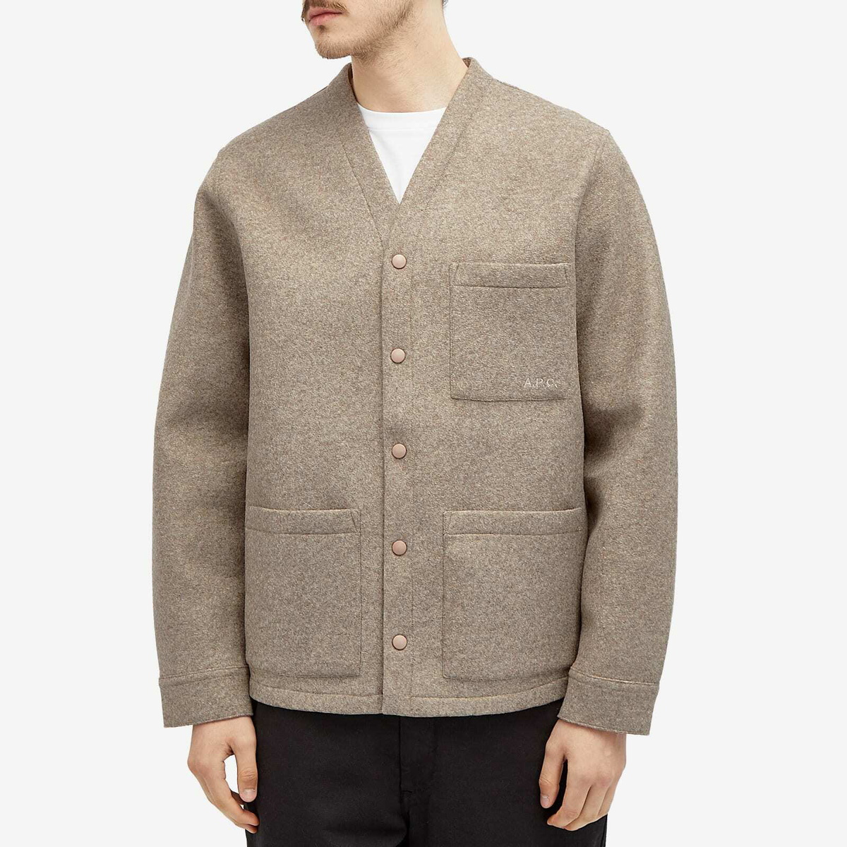 A.P.C. Men's Aurelien Jacket in Beige A.P.C.